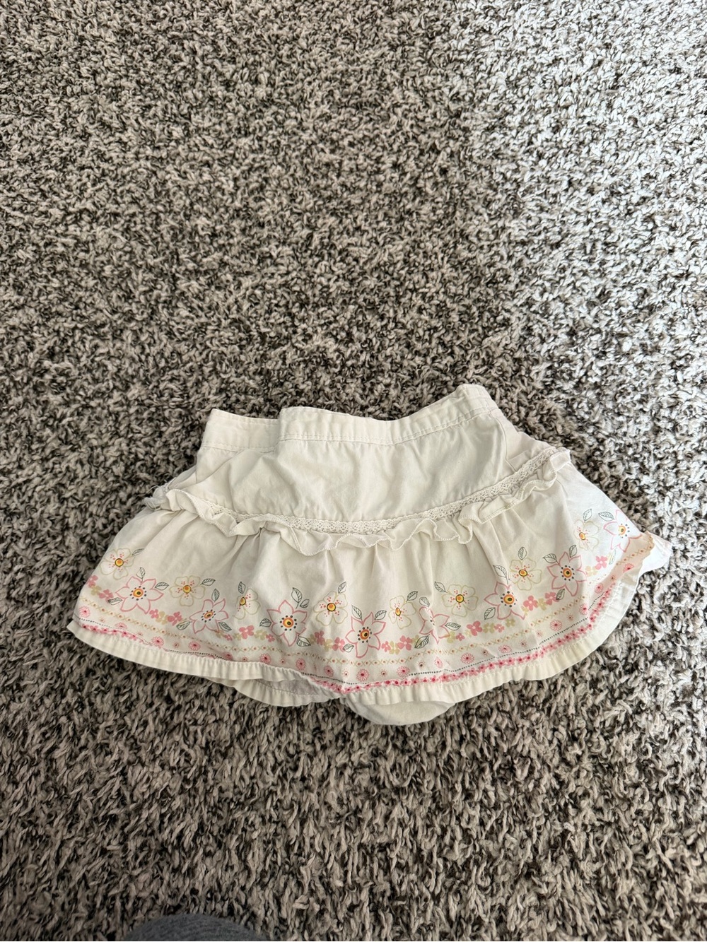 Y2K floral skirt